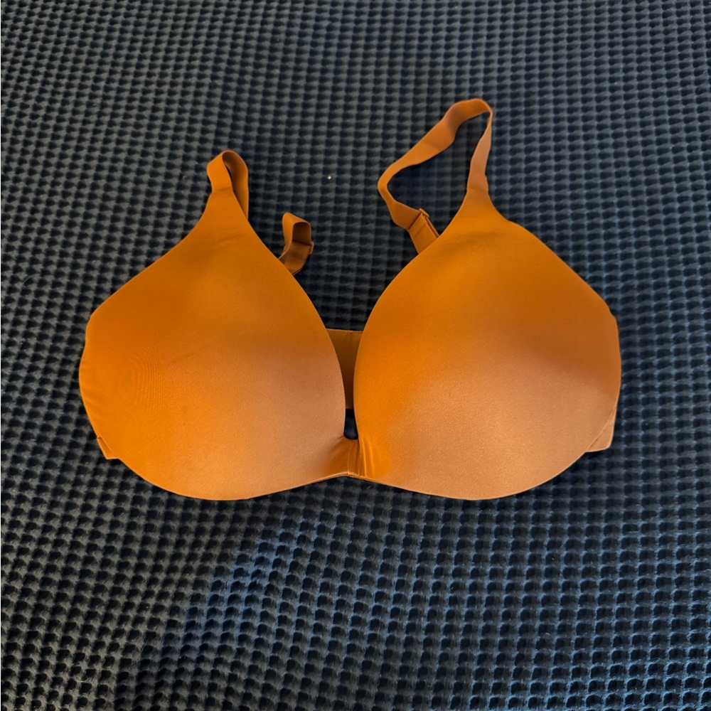 SKIMS Rust Orange Push Up Bra